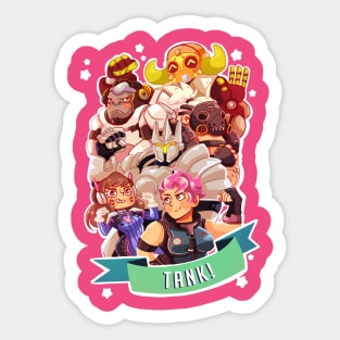 Overwatch - Tank Heroes! Sticker